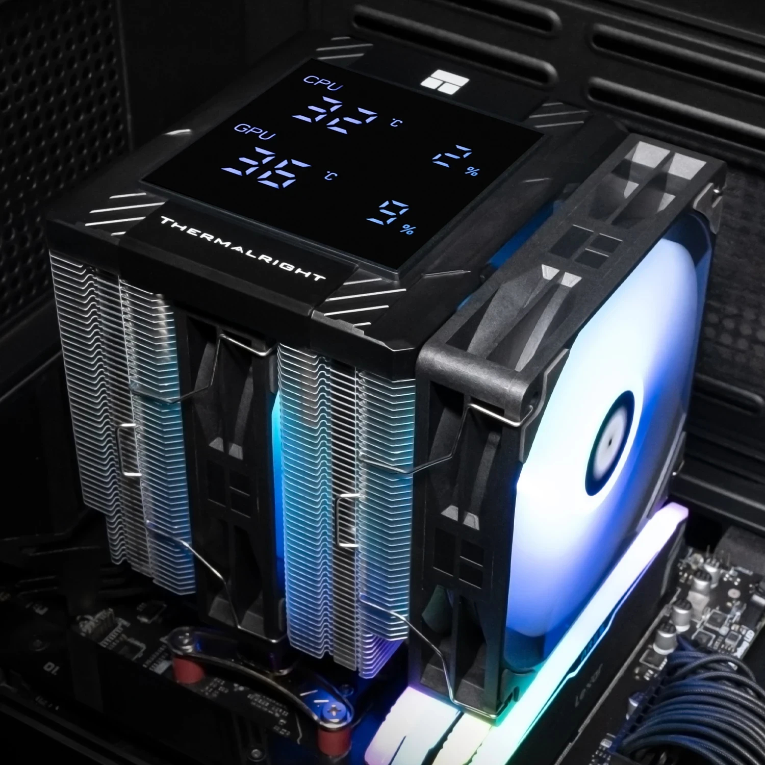 Охладител за процесор Thermalright  Peerless Assassin 120 Digital A-RGB Black Dual-Tower CPU Cooler