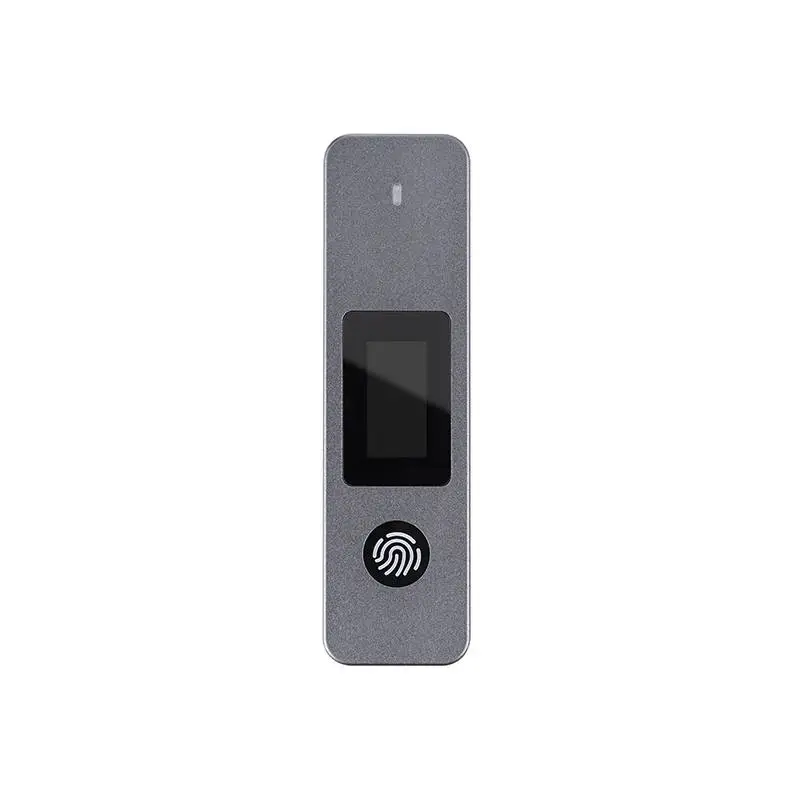 VCom външна кутия за диск Storage - Case - M.2 NVMe/SATA M/B key - USB-C/A Gen.2 10Gbps, Fingerprint Encryption - CU855SN-F