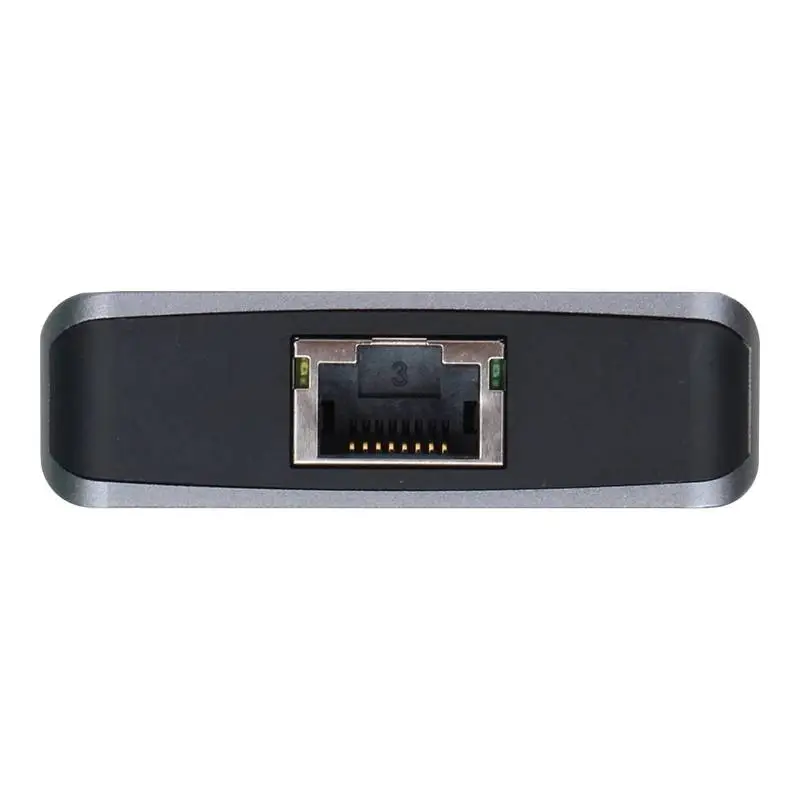 VCom докинг станция Docking Station USB-C 13-in-1 - CU4706 - HDMI x 2, DP, USB3.0 x 3, USB-C, USB2.0, RJ45, SD/TF, PD100W, Audio, L-Shape USB-C