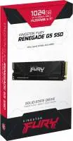 Диск SSD Kingston FURY Renegade G5 1TB M.2 2280 NVMe PCIe 5.0 - SFYR2S/1T0