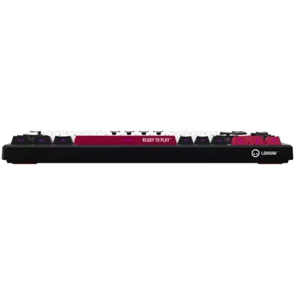 Геймърска клавиатура LORGAR KBP7075W, Wireless 75% Mechanical Gaming Keyboard Pro, Black/red, EN layout
