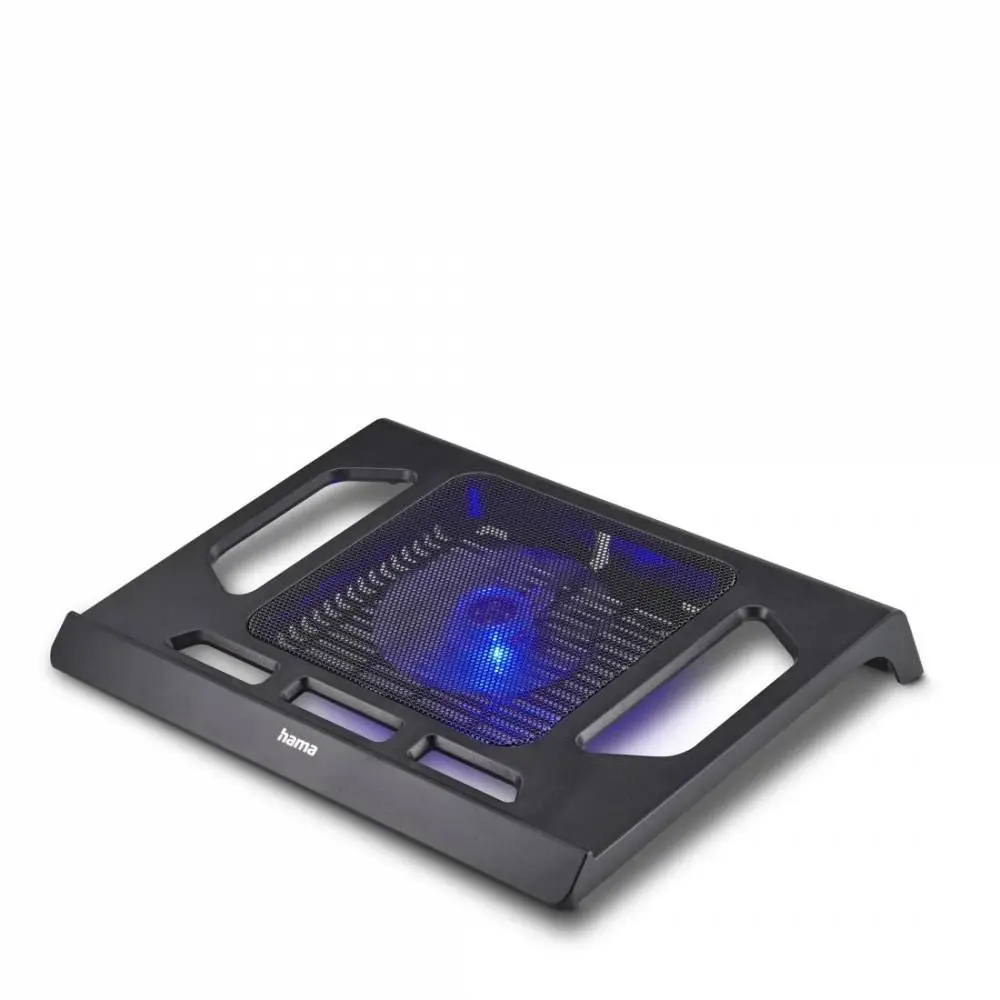 Hama охлаждаща поставка за лаптоп Black Edition с вентилатор, USB
