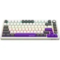 Геймърска клавиатура LORGAR KBP7075W, Wireless 75% Mechanical Gaming Keyboard Pro, Beige, EN layout