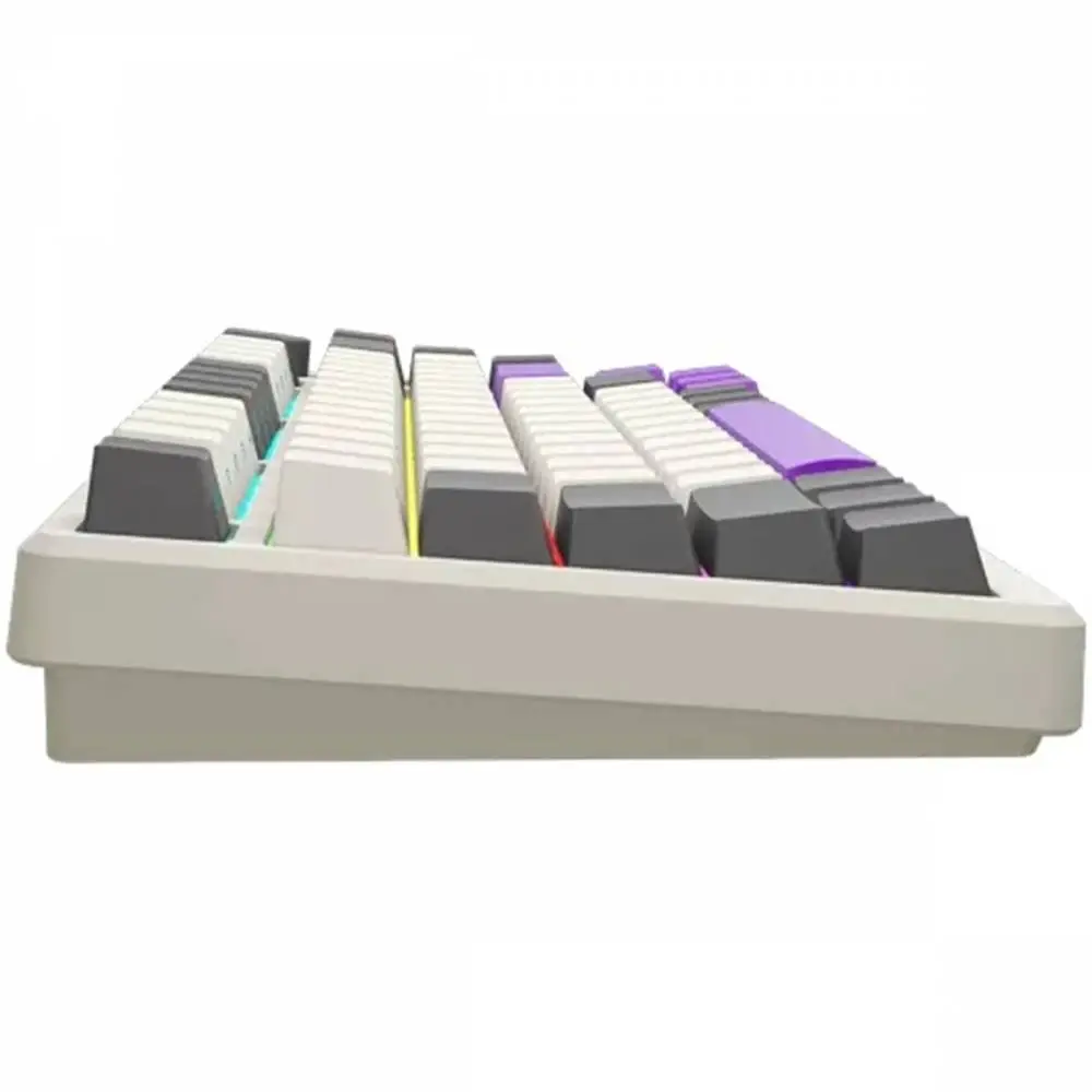 Геймърска клавиатура LORGAR KBP7075W, Wireless 75% Mechanical Gaming Keyboard Pro, Beige, EN layout