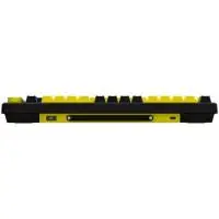 Геймърска клавиатура LORGAR KBP7075W, Wireless 75% Mechanical Gaming Keyboard Pro, Black/yellow, EN layout