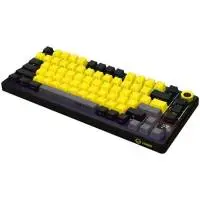 Геймърска клавиатура LORGAR KBP7075W, Wireless 75% Mechanical Gaming Keyboard Pro, Black/yellow, EN layout