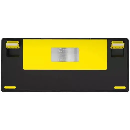 Геймърска клавиатура LORGAR KBP7075W, Wireless 75% Mechanical Gaming Keyboard Pro, Black/yellow, EN layout