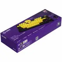 Геймърска клавиатура LORGAR KBP7075W, Wireless 75% Mechanical Gaming Keyboard Pro, Black/yellow, EN layout