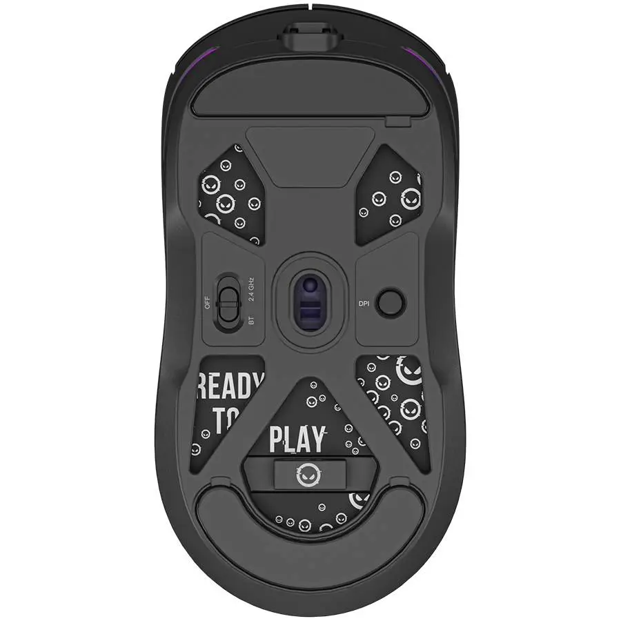 Геймърска мишка LORGAR MSA10W, Wireless Gaming Mouse Advanced, black - LRG-MSA10W-BK