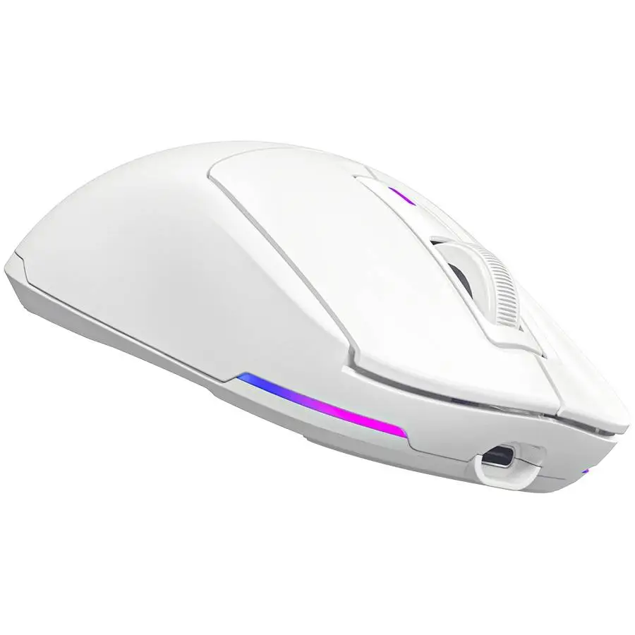 Геймърска мишка LORGAR MSA10W, Wireless Gaming Mouse Advanced, white - LRG-MSA10W-WH