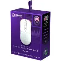 Геймърска мишка LORGAR MSA10W, Wireless Gaming Mouse Advanced, white - LRG-MSA10W-WH