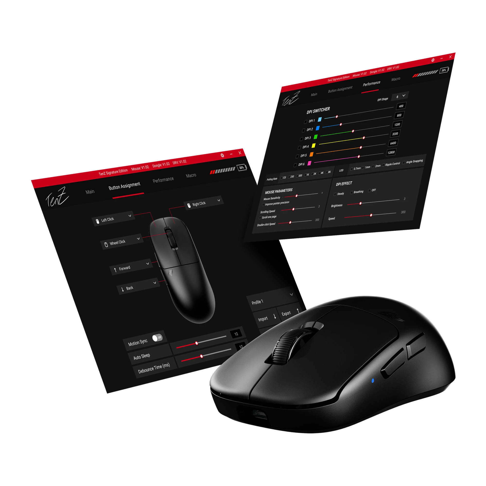 Геймърска мишка Pulsar Wireless Gaming Mouse TenZ Signature Edition 8K
