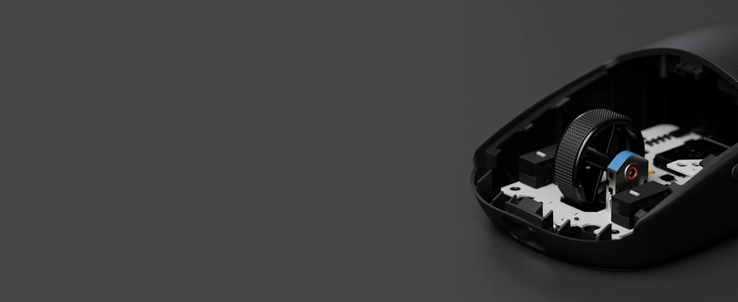 Геймърска мишка Pulsar Wireless Gaming Mouse X2 CrazyLight Jet Black 8K