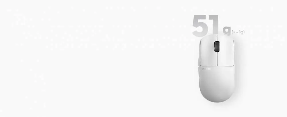 Геймърска мишка Pulsar Wireless Gaming Mouse X2 v3 Size1 White - 1K (8K compatible)