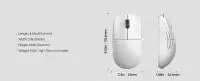 Геймърска мишка Pulsar Wireless Gaming Mouse X2 v3 Size1 White - 1K (8K compatible)