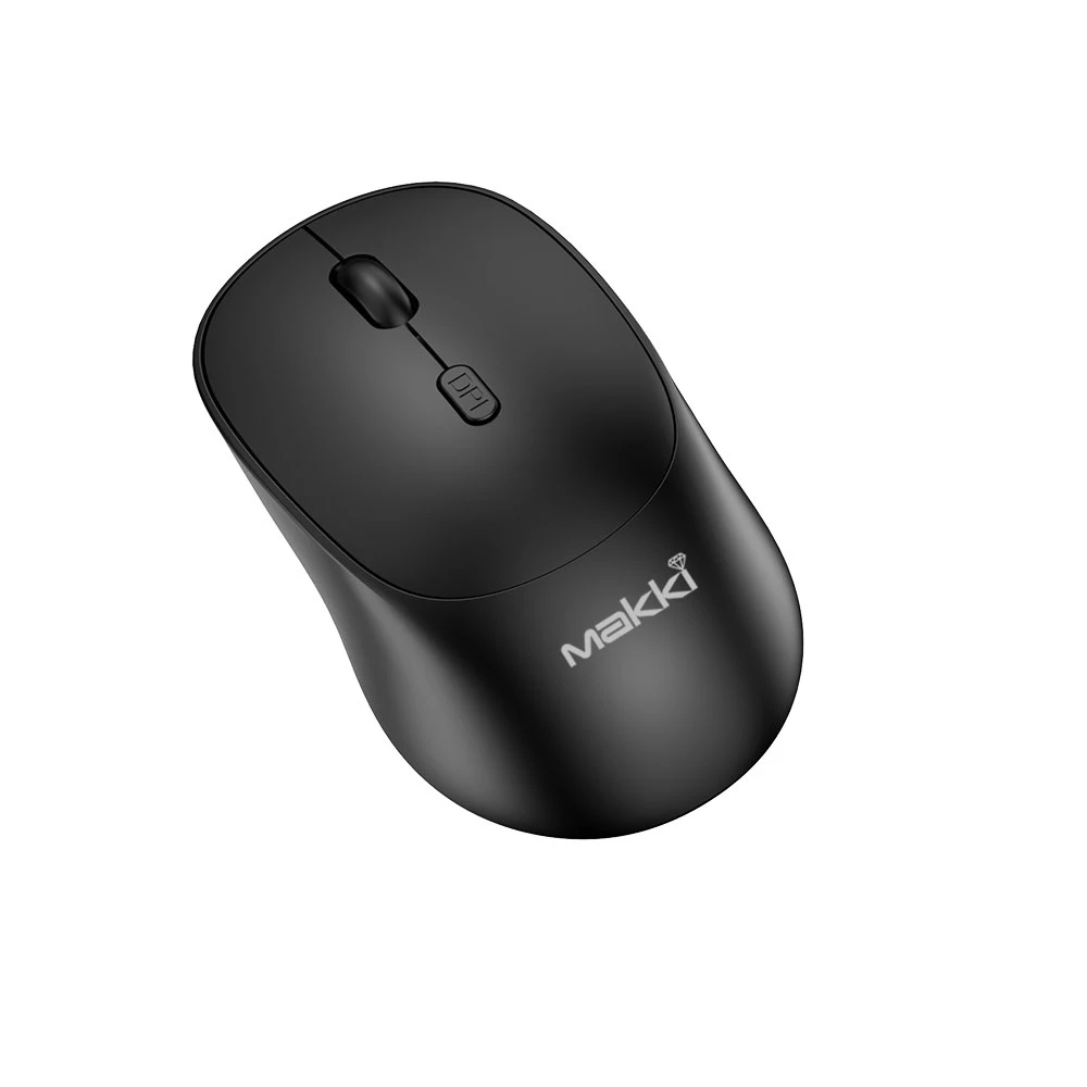 Makki беспроводная мышь Wireless Mouse MAKKI-MSX-2401 - USB-C, Бесшумная, 1600dpi, 2.4G, Bluetooth, Перезаряжаемая