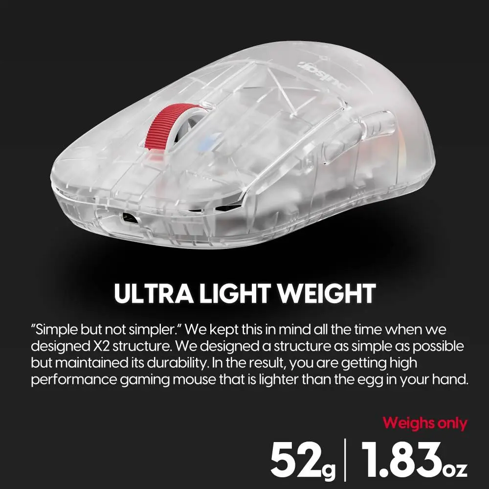 Геймръска мишка Pulsar X2H Mini Superclear [LTD 3000] - 1K