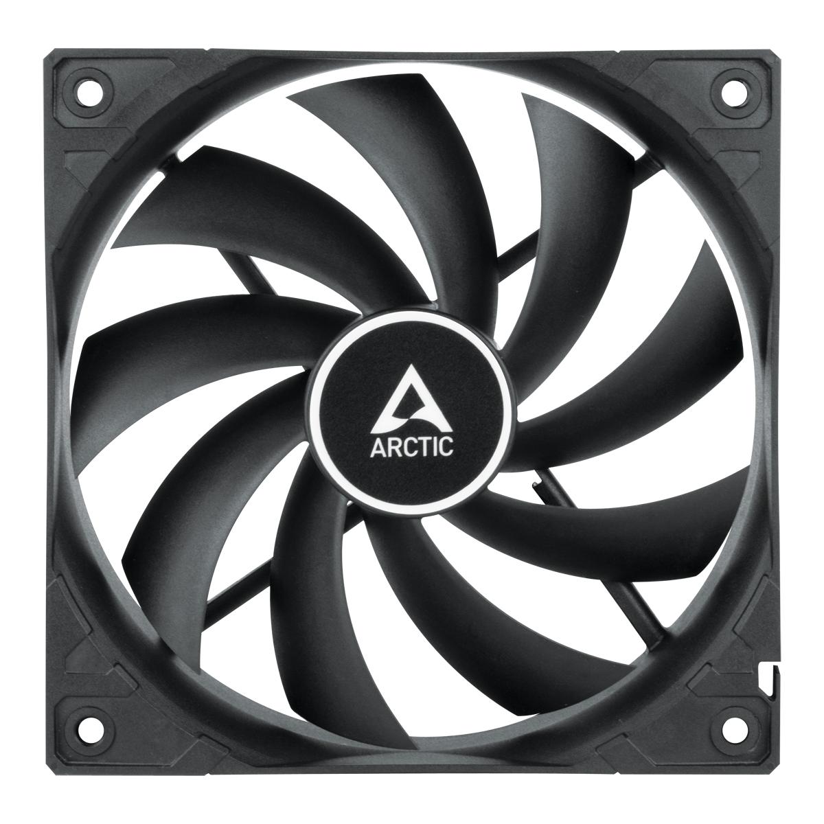 Вентилатори ARCTIC F12 PWM 120mm, 5 броя, Черен - ACFAN00145A