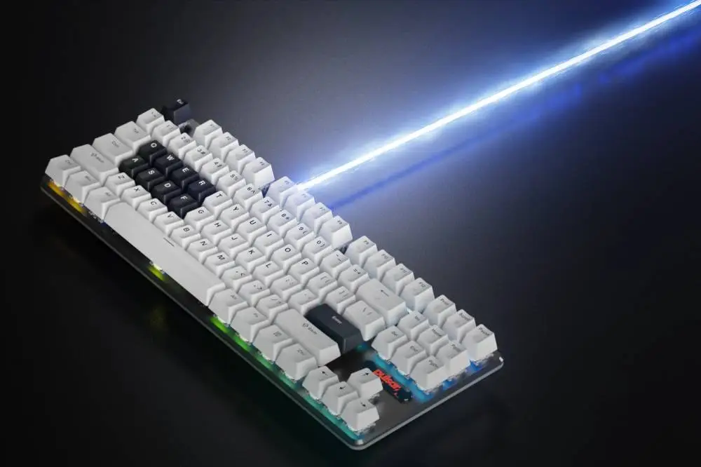 Геймърска механична клавиатура Pulsar PCMK 2 HE TKL ANSI White - 8K, Gateron Magnetic Switches [Linear]
