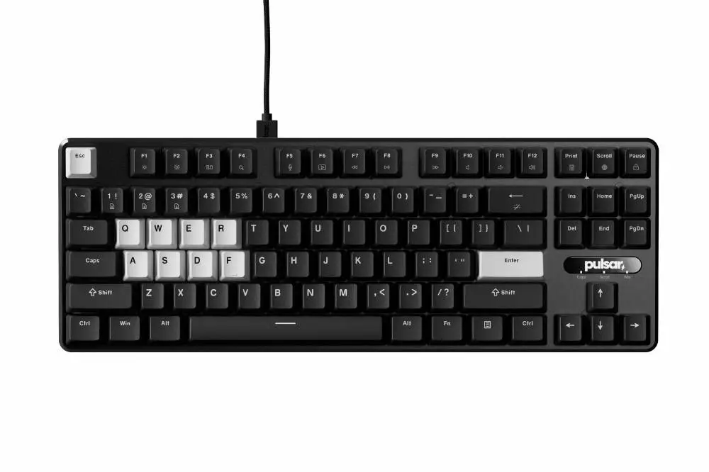 Геймърска механична клавиатура Pulsar PCMK 2 HE TKL ANSI Black - 8K, Gateron Magnetic Switches [Linear]