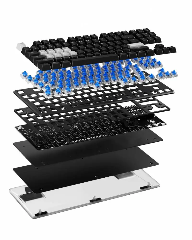 Геймърска механична клавиатура Pulsar PCMK 2 HE TKL ANSI Black - 8K, Gateron Magnetic Switches [Linear]