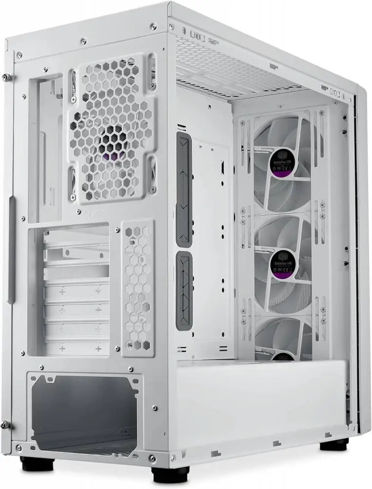 Кутия CoolerMaster MasterBox 600 White ARGB