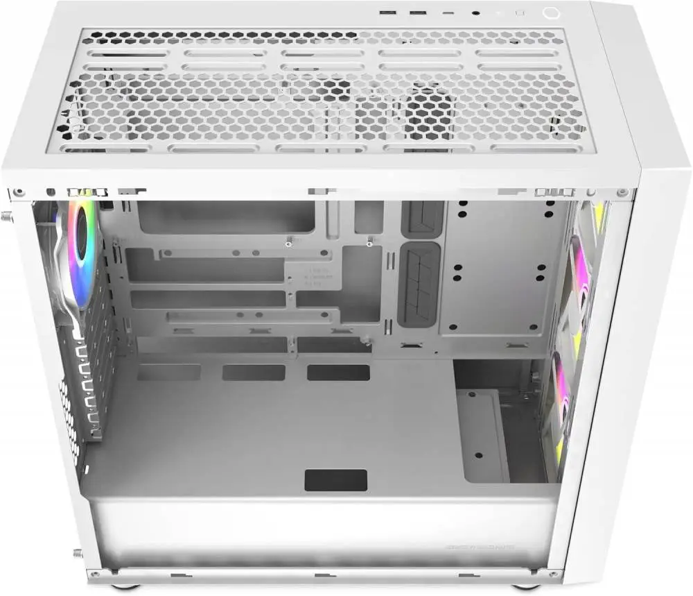 Кутия CoolerMaster MasterBox 600 White ARGB
