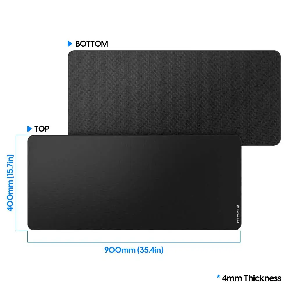 Геймърски пад професионален Pulsar Gaming Mousepad ParaBrake V2 Mouse Pad XXL Black - 900 x 400 mm