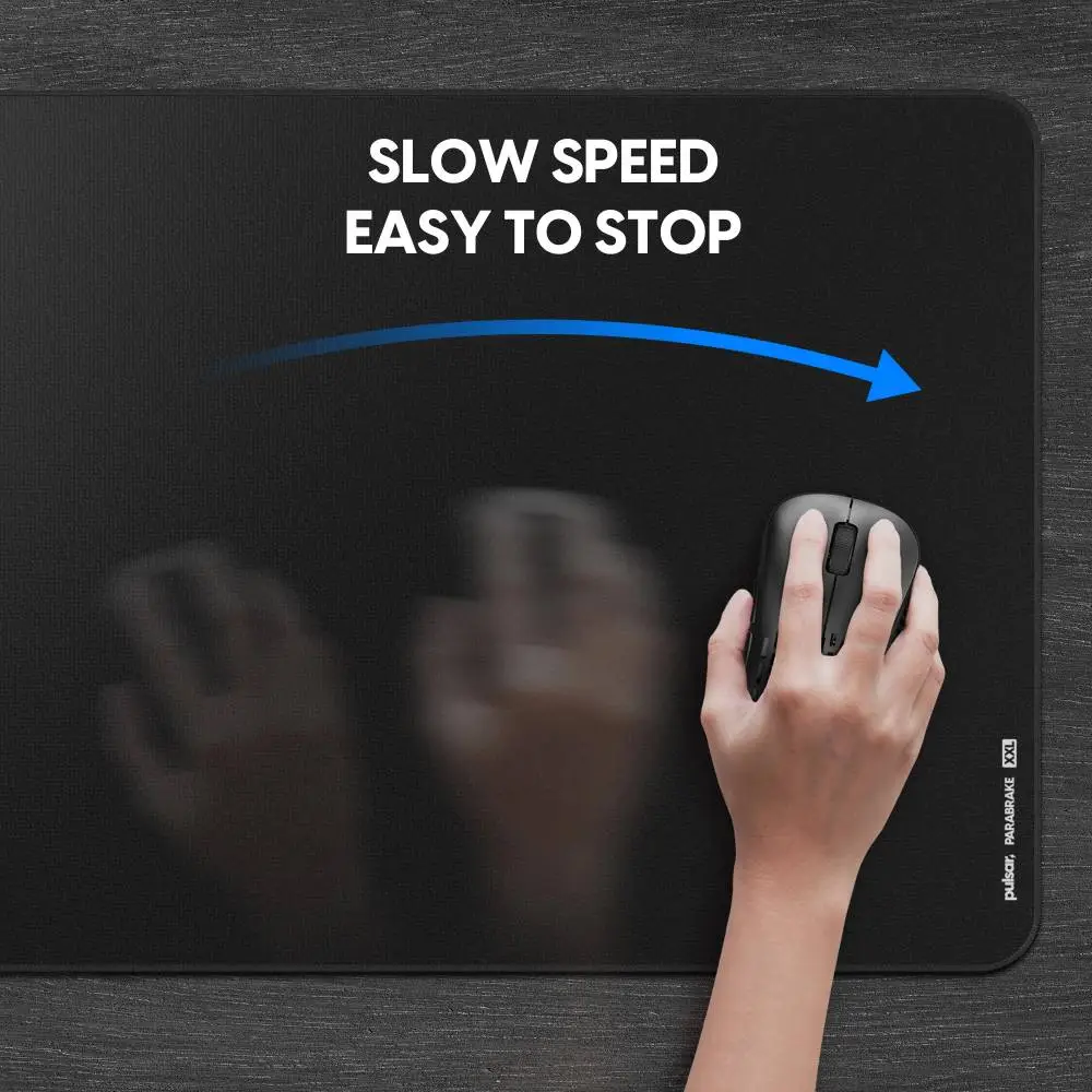 Геймърски пад професионален Pulsar Gaming Mousepad ParaBrake V2 Mouse Pad XXL Black - 900 x 400 mm