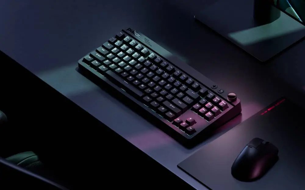 Геймърска механична клавиатура Pulsar Xboard MS TKL ANSI Black - 8K, Cherry MX2A [Linear], RGB