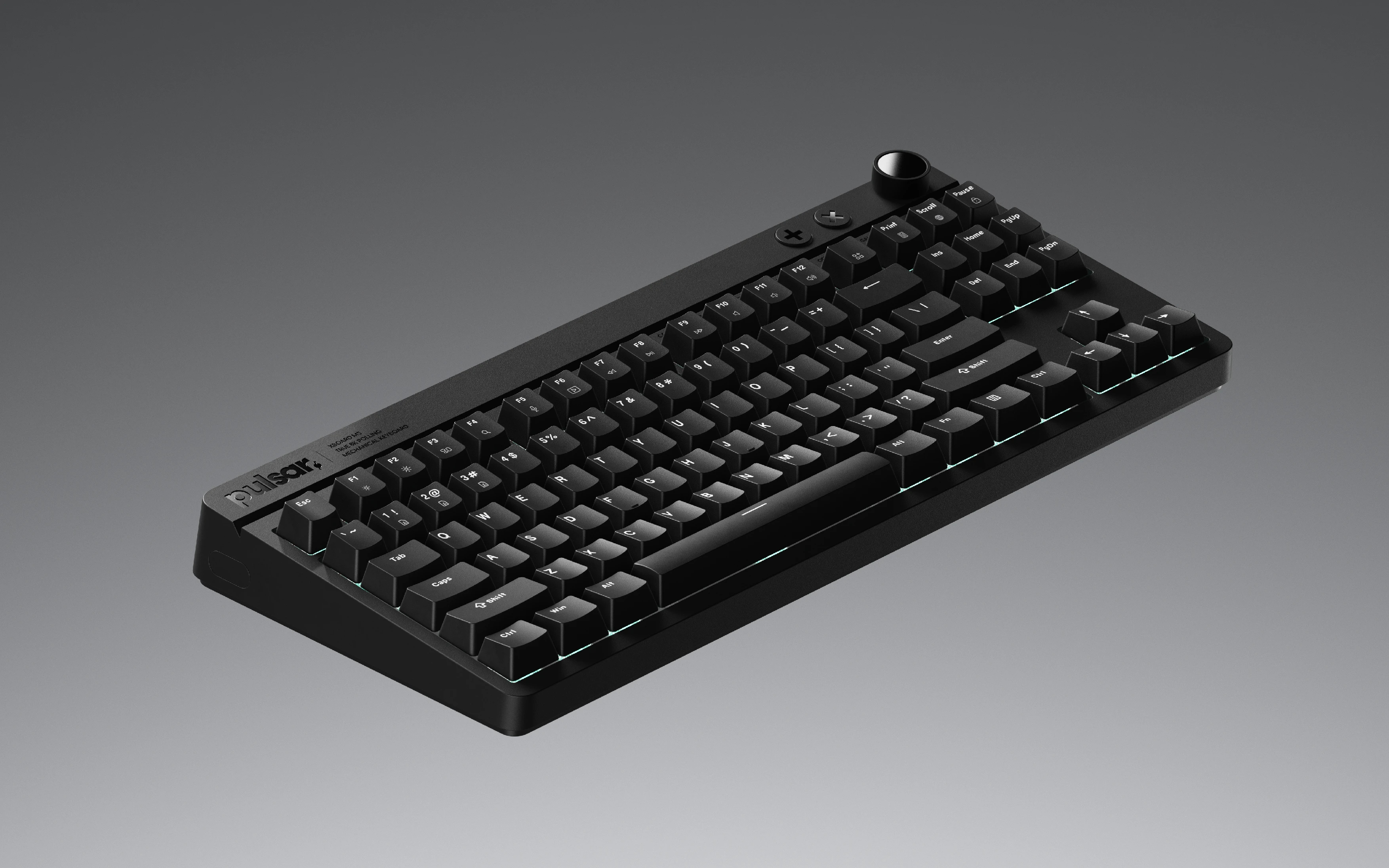 Геймърска механична клавиатура Pulsar Xboard MS TKL ANSI Black - 8K, Cherry MX2A [Linear], RGB
