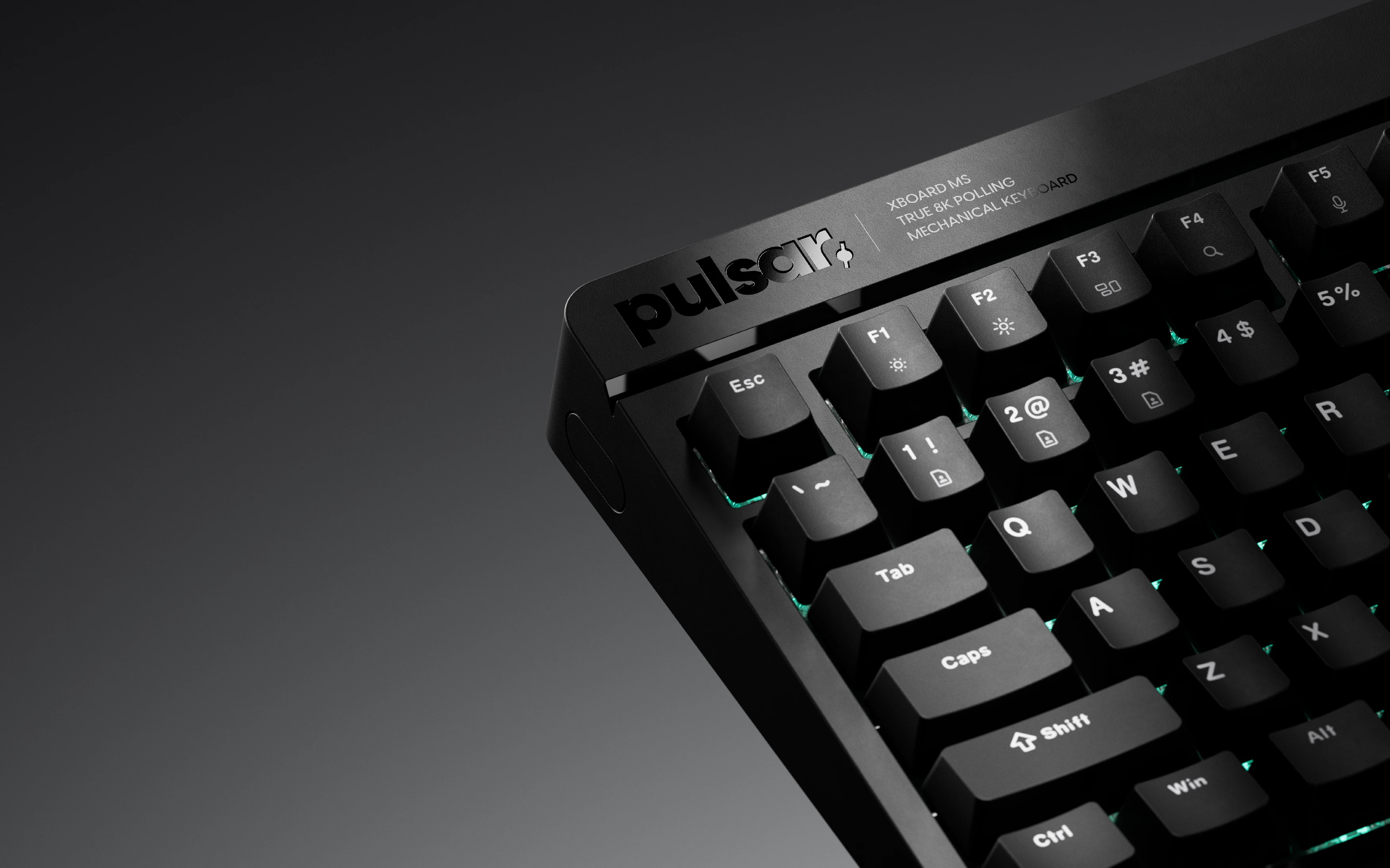 Геймърска механична клавиатура Pulsar Xboard MS TKL ANSI Black - 8K, Cherry MX2A [Linear], RGB