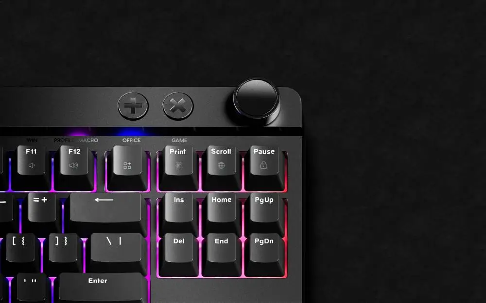 Геймърска механична клавиатура Pulsar Xboard MS TKL ANSI Black - 8K, Cherry MX2A [Linear], RGB