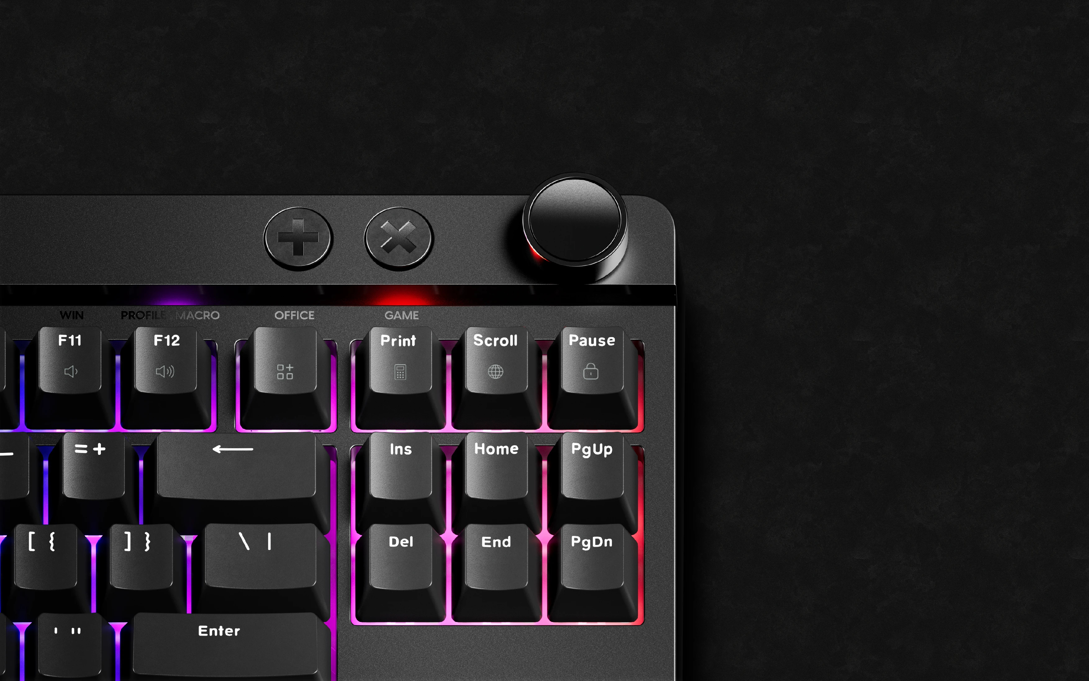 Геймърска механична клавиатура Pulsar Xboard MS TKL ANSI Black - 8K, Cherry MX2A [Linear], RGB
