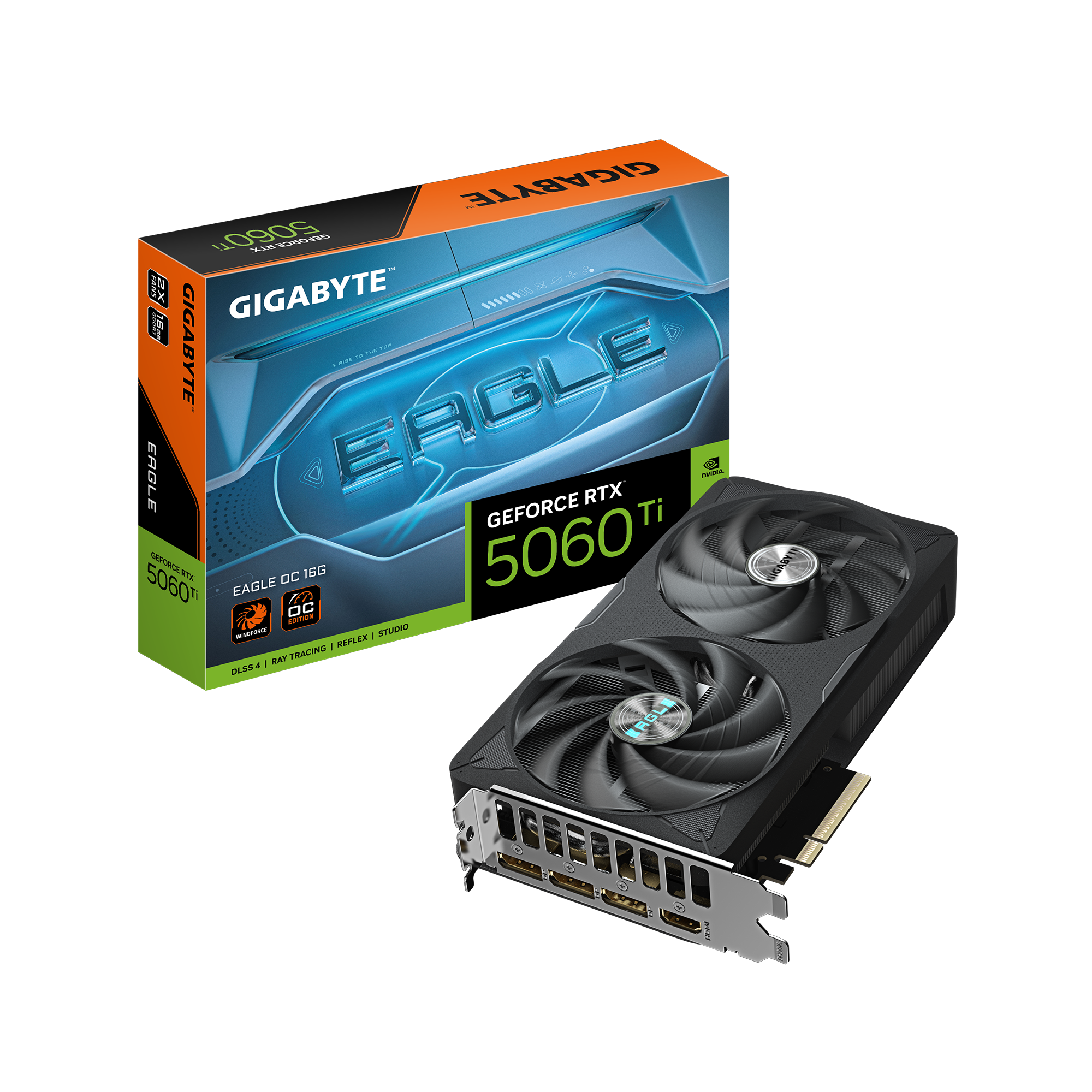 Видео карта Gigabyte GeForce RTX 5060 Ti EAGLE OC 16GB GDDR7