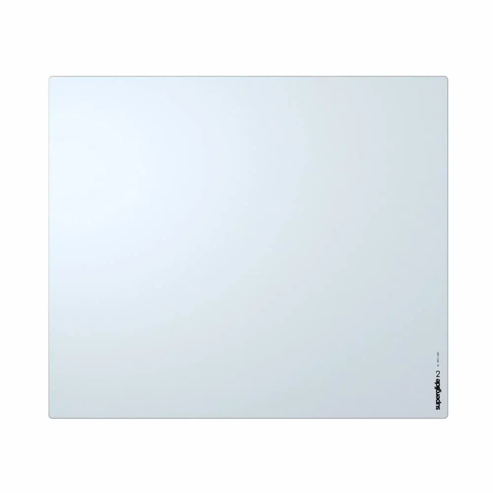 Superglide професионален стъклен геймърски пад за мишка Gaming Glass Mousepad Superglide Pad v2 XL White - 490 x 420 mm