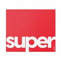 Superglide професионален стъклен геймърски пад за мишка Gaming Glass Mousepad Superglide Pad v2 XL Red - 490 x 420 mm