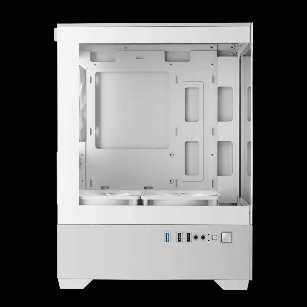 Κουτί Gamdias AURA GC9M White Case mATX 3 x 120 mm A-RGB, Tempered Glass