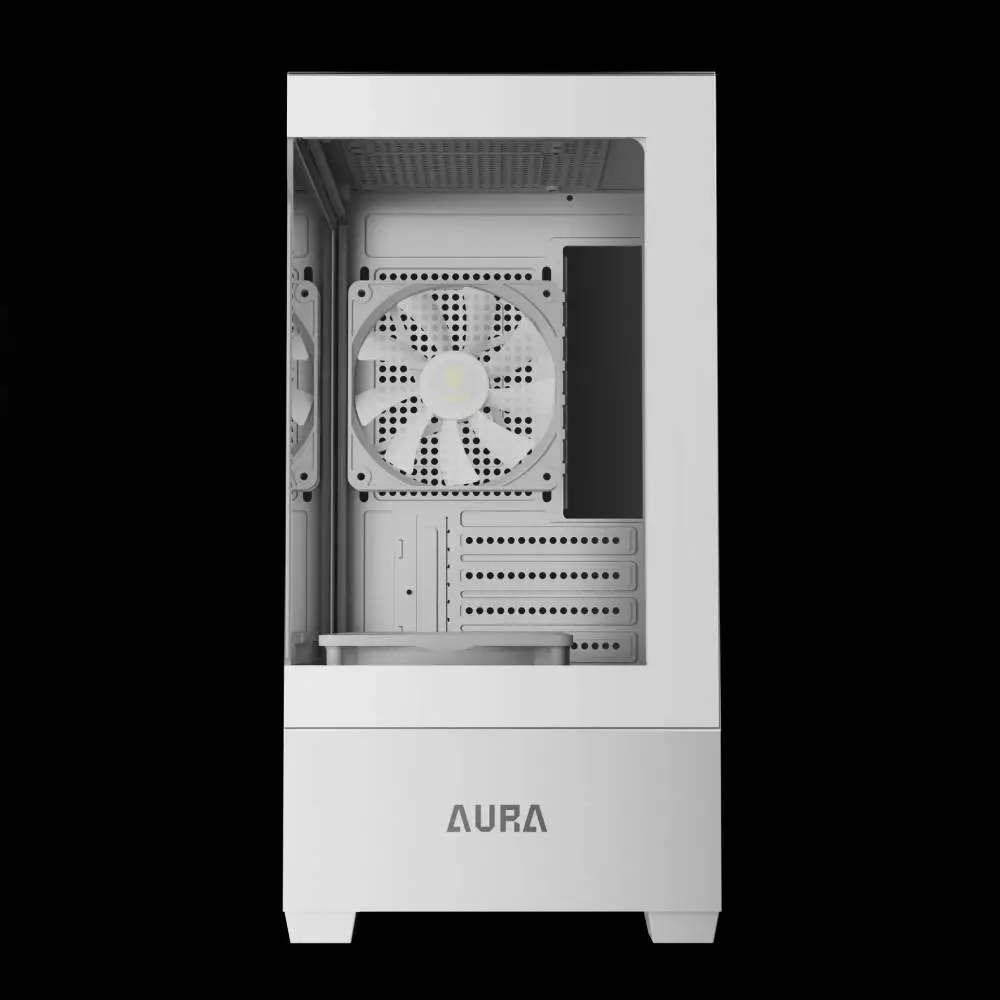 Κουτί Gamdias AURA GC9M White Case mATX 3 x 120 mm A-RGB, Tempered Glass