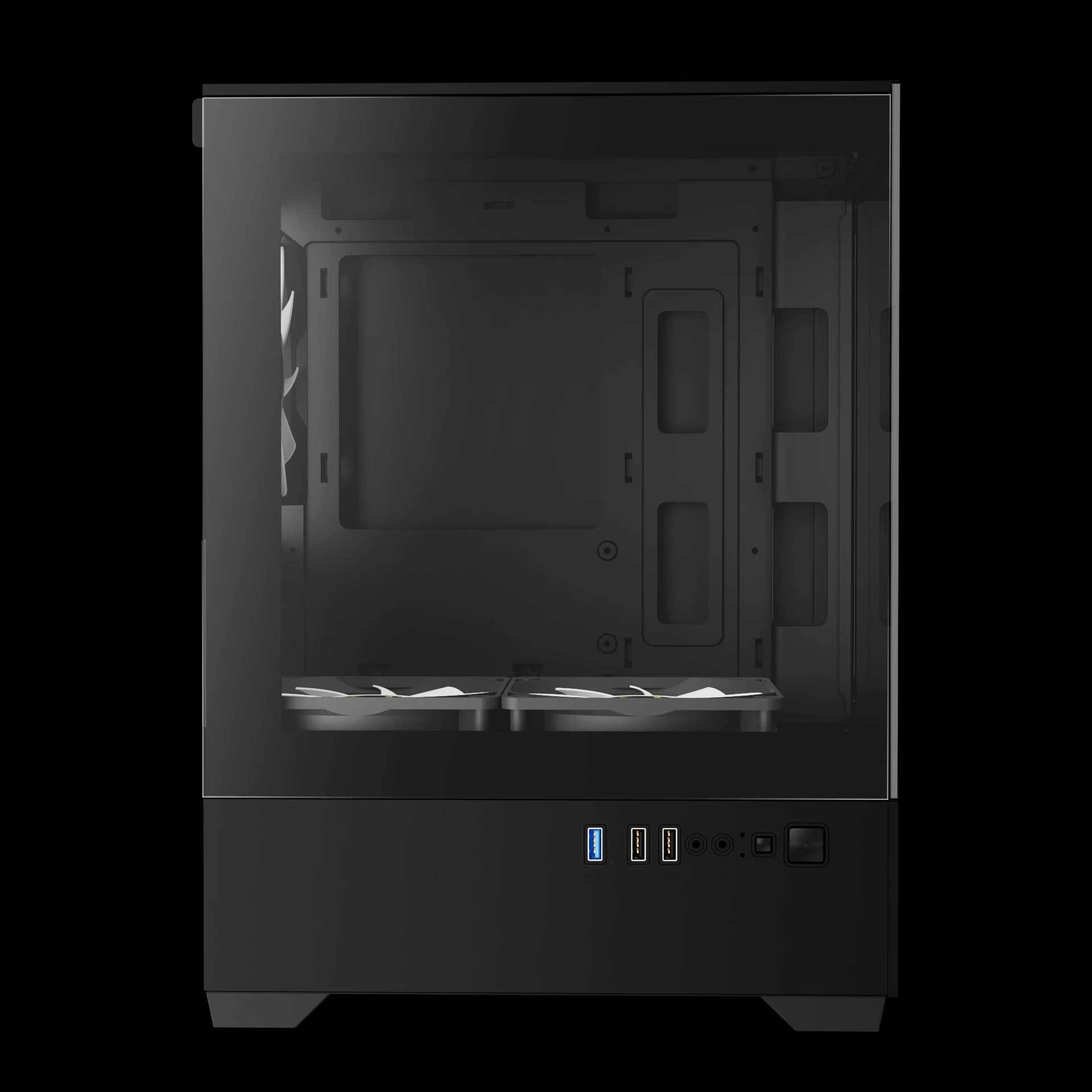 Кутия Gamdias AURA GC9M Case mATX 3 x 120 mm A-RGB, Tempered Glass