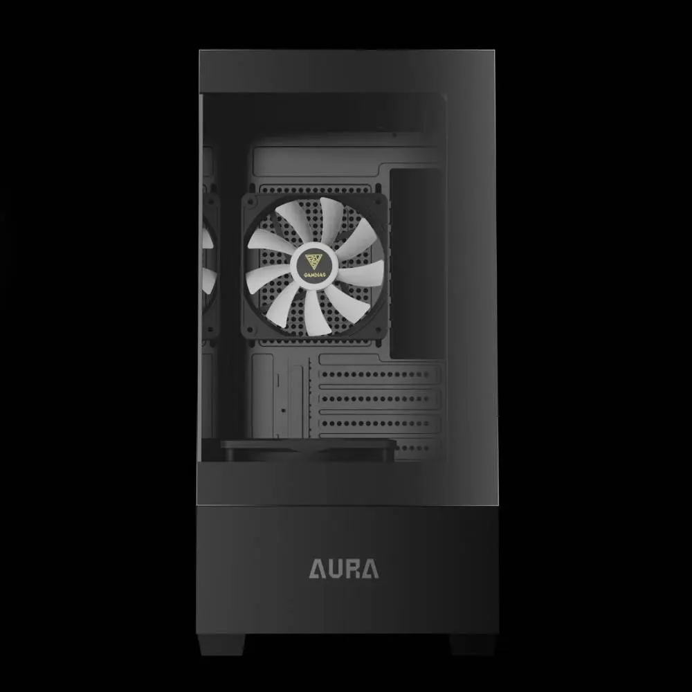Кутия Gamdias AURA GC9M Case mATX 3 x 120 mm A-RGB, Tempered Glass