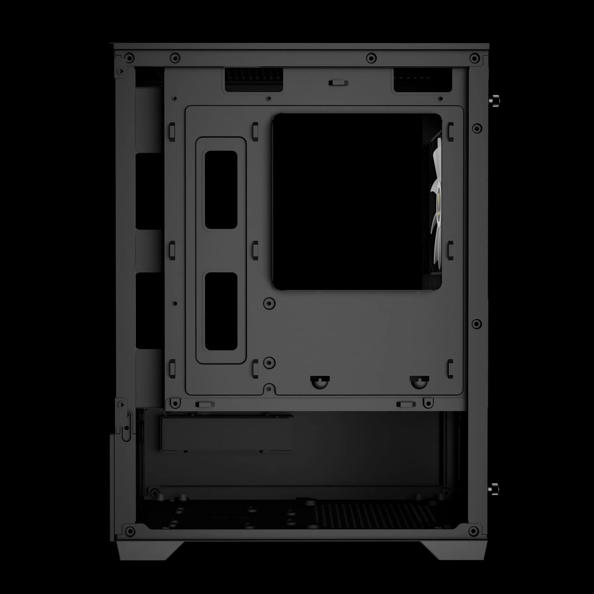 Кутия Gamdias AURA GC9M Case mATX 3 x 120 mm A-RGB, Tempered Glass