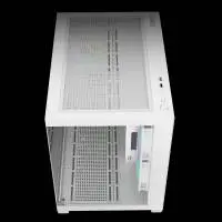 Кутия Gamdias AURA GC10M White Case mATX 3 x 120 mm A-RGB, Tempered Glass
