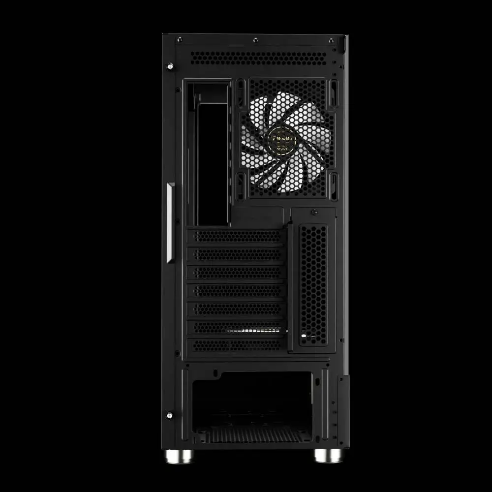 Кутия Gamdias ATLAS E1 Case ATX 3 x 120 mm A-RGB, Digital Display, Tempered Glass