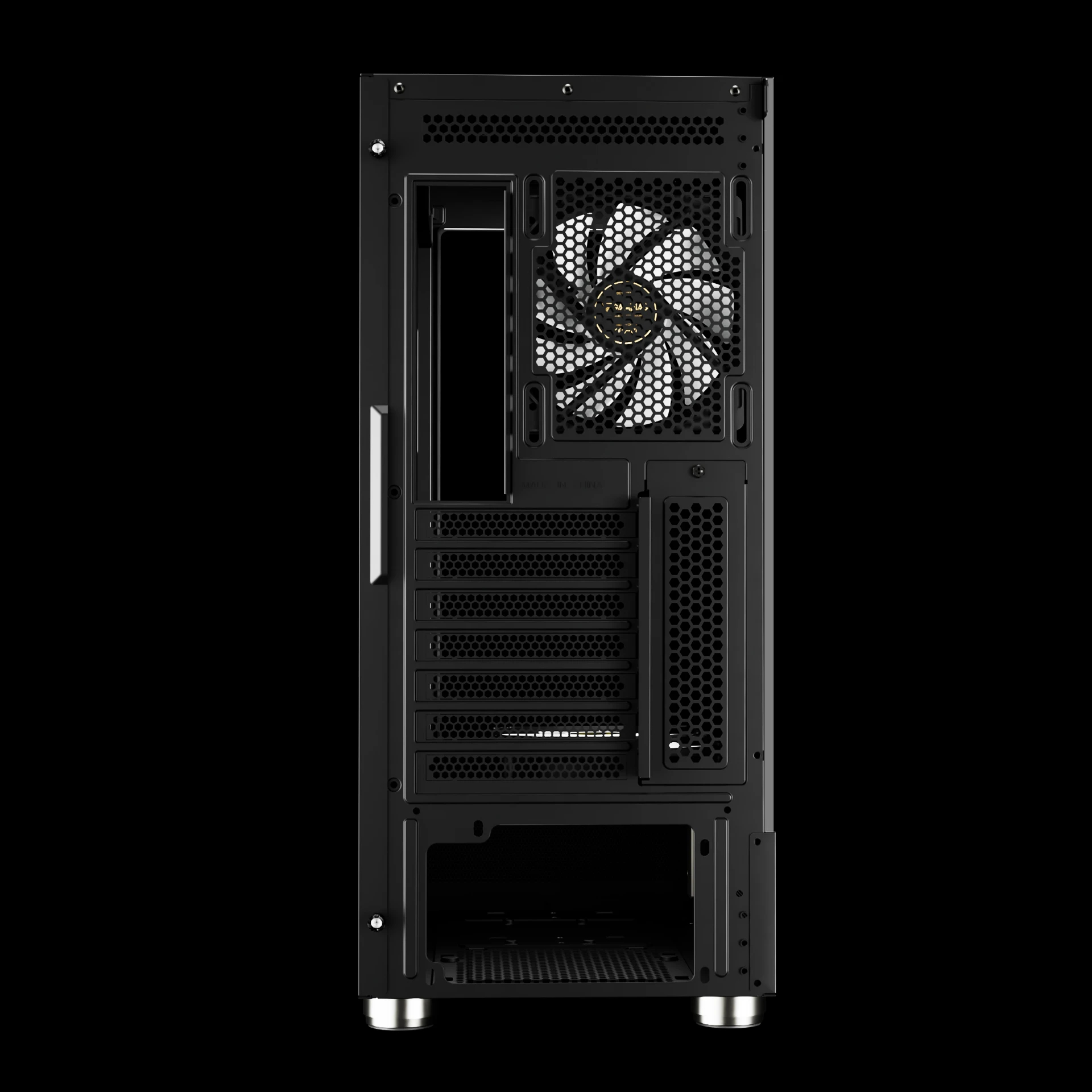Кутия Gamdias ATLAS E1 Case ATX 3 x 120 mm A-RGB, Digital Display, Tempered Glass