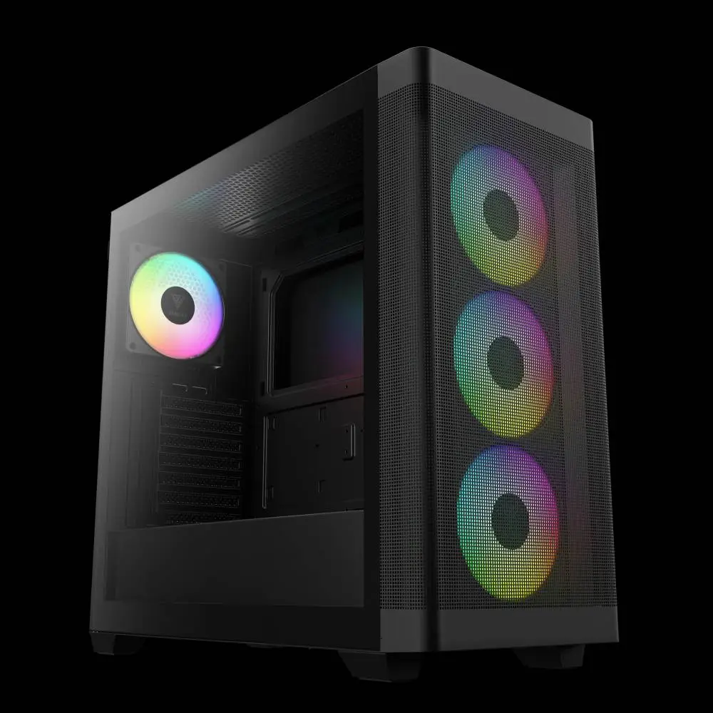 Кутия Gamdias ATHENA M3 Black Case E-ATX USB-C 4 x 120 mm A-RGB Mesh Tempered Glass