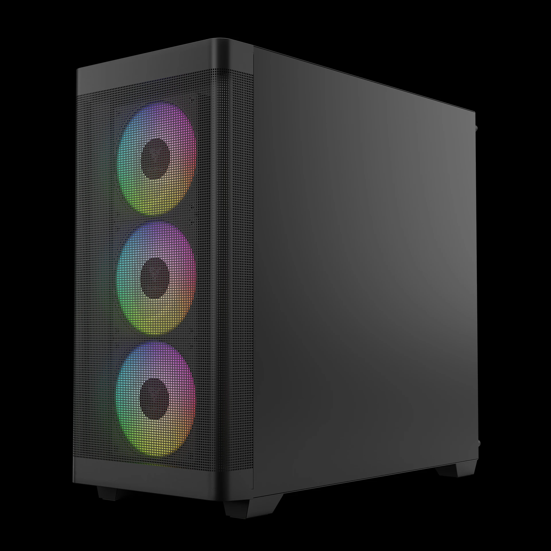 Кутия Gamdias ATHENA M3 Black Case E-ATX USB-C 4 x 120 mm A-RGB Mesh Tempered Glass