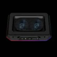 Gamdias Охладител за лаптоп Gaming Notebook Cooler 19" - AETHER P1 - USB-C/A Hub, RGB, Phone Stand