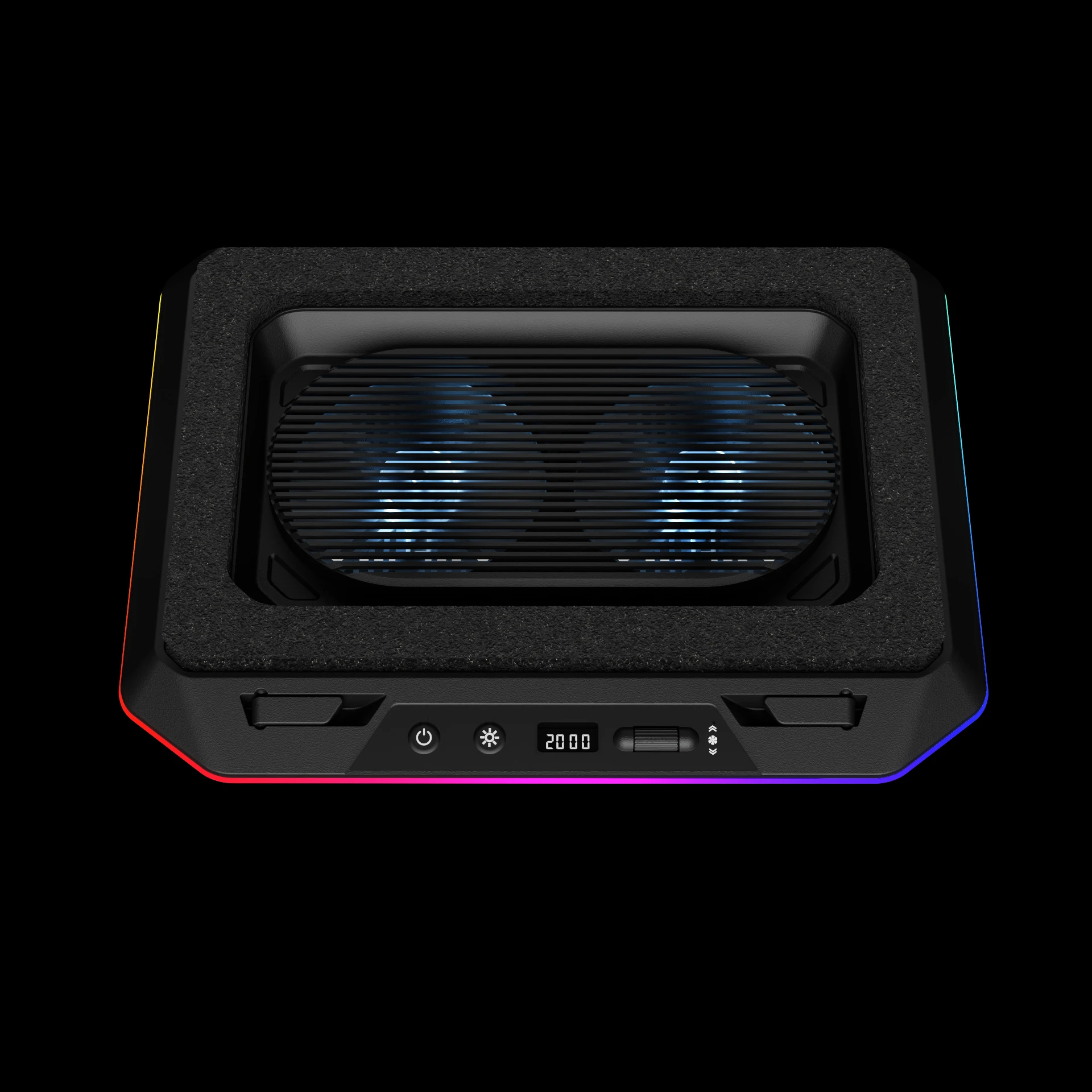 Gamdias Охладител за лаптоп Gaming Notebook Cooler 19" - AETHER P1 - USB-C/A Hub, RGB, Phone Stand