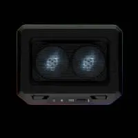 Gamdias Охладител за лаптоп Gaming Notebook Cooler 19" - AETHER P1 - USB-C/A Hub, RGB, Phone Stand